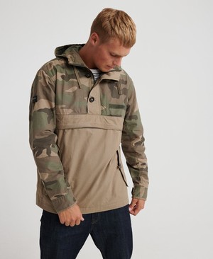 Superdry Rookie Overhead Jet Férfi Kabát Camo | LEYVH8109